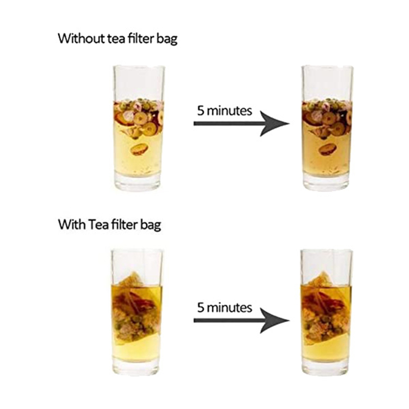 Coffee Leaves Tea - AT19-6000 Pack theefilterzakken, wegwerp papieren theezakje