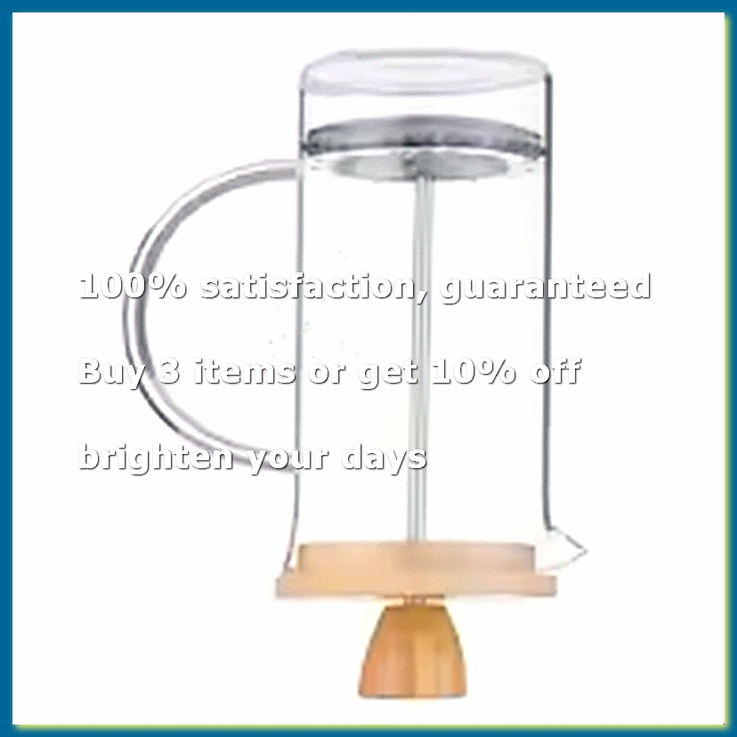 French Press Glass - Koffie French Press Pot met filter