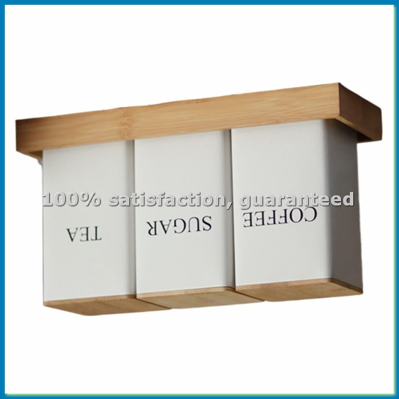 Coffee Tea Sugar Container Set - 3-delige set thee-, koffie- en suikerbusjes