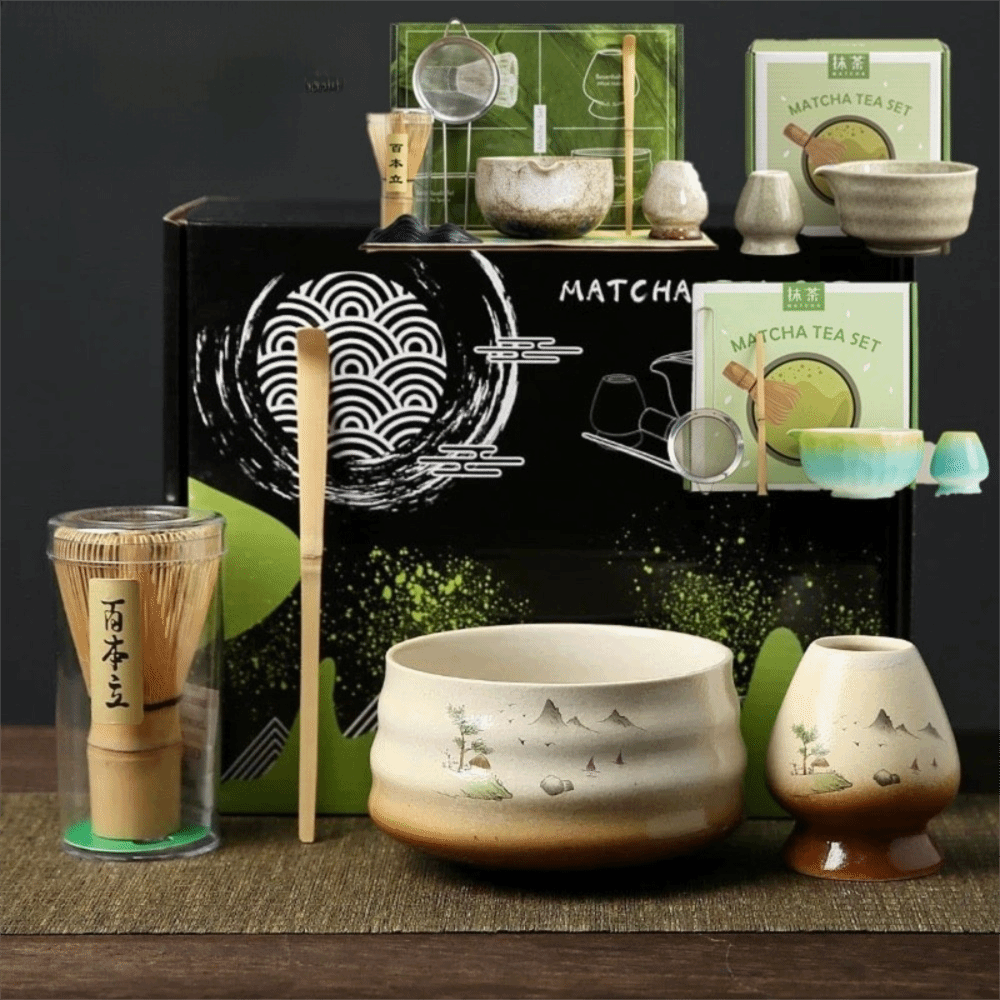 Matcha Whisk Set - Theestokjes Japans Matcha Thee Set Matcha