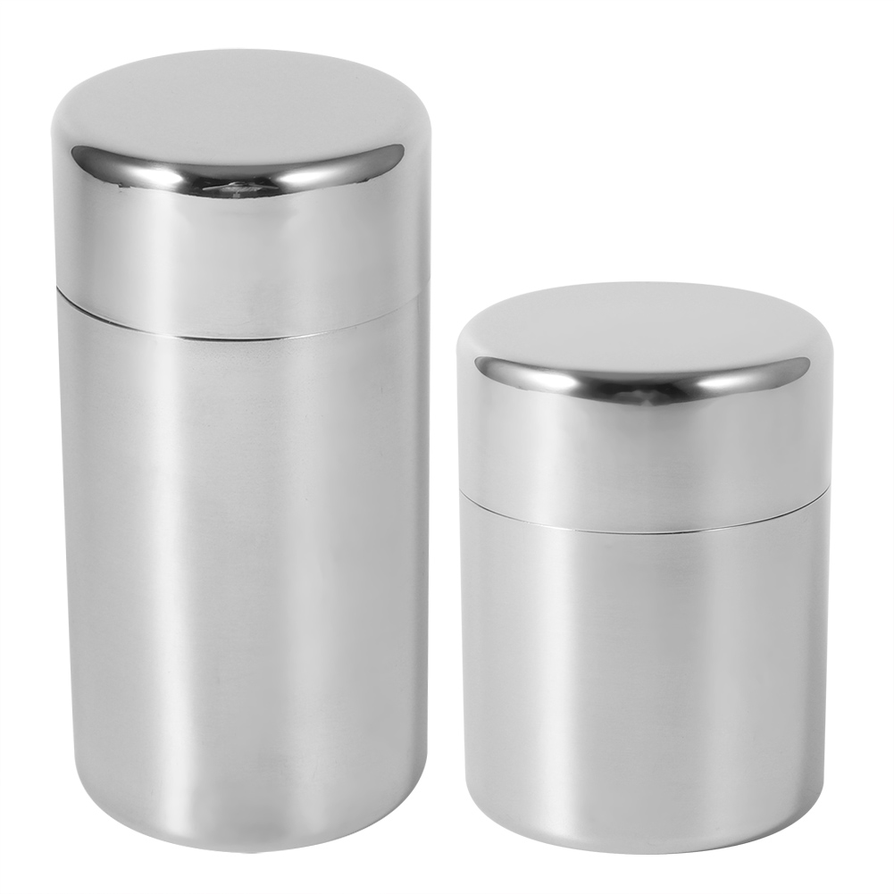 Coffee Tea Sugar Container Set - Roestvrijstalen Theeblaadjes Canisters Thuis Keukenbussen Voor