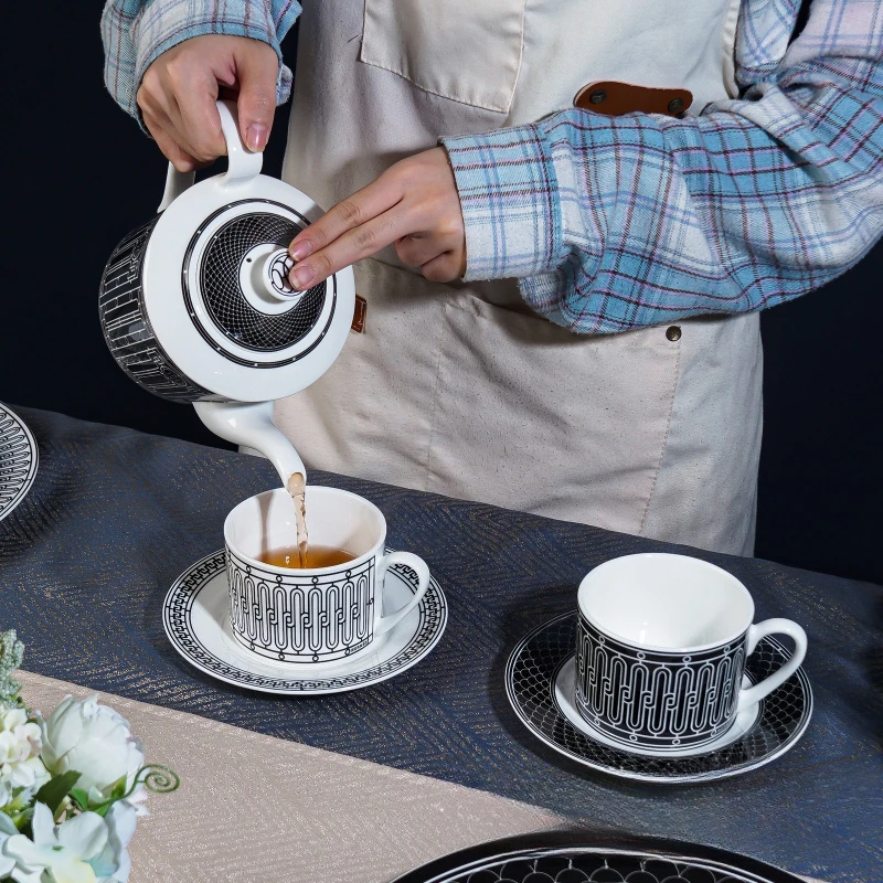 Coffee Tea Containers - Eenvoudig theeservies in Europese stijl, keramische