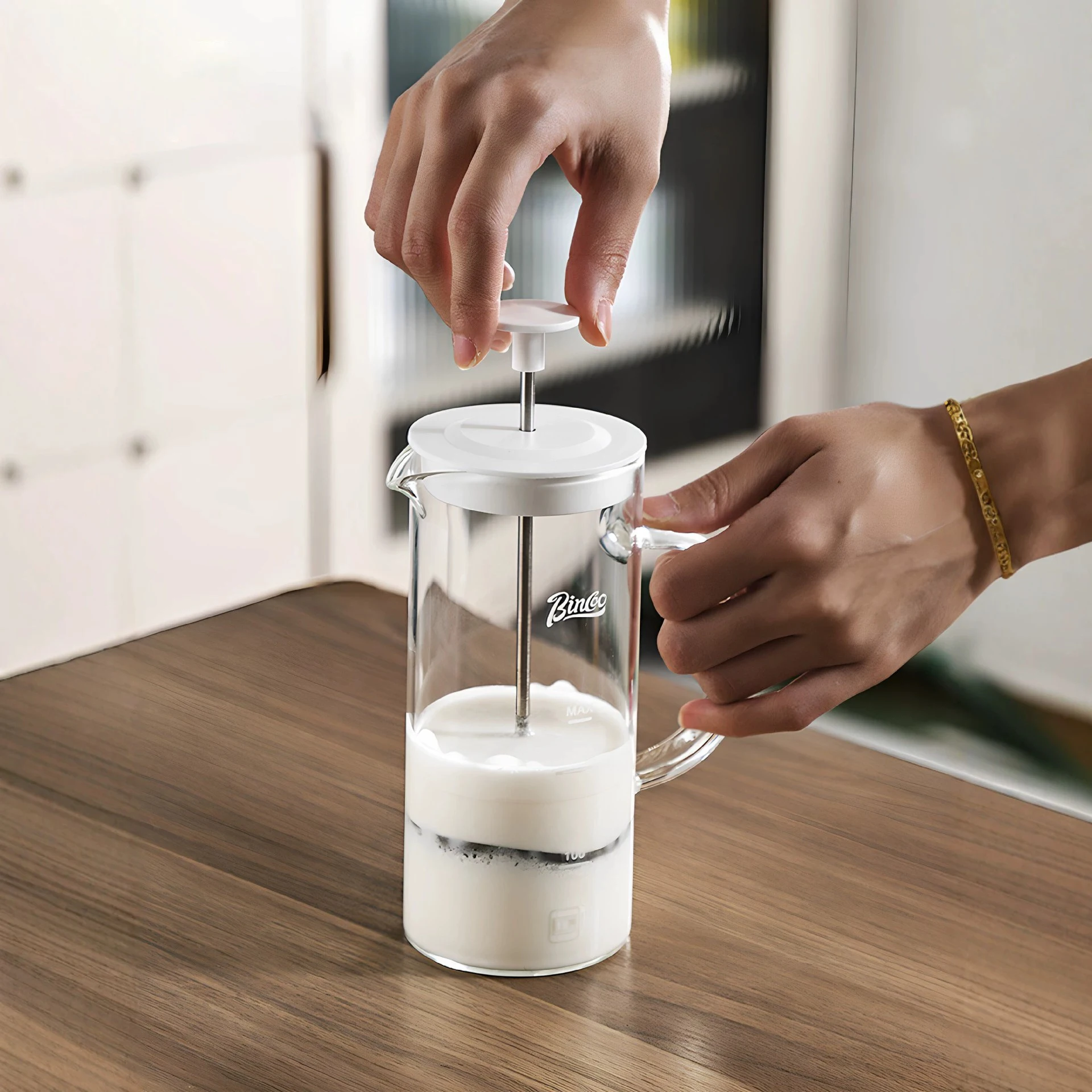French Press Glass - 550ml Koffie French Press Pot Huishoudelijk