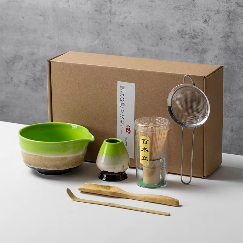 Matcha Whisk Set - Japanse Stijl Matcha Thee Set Bamboe