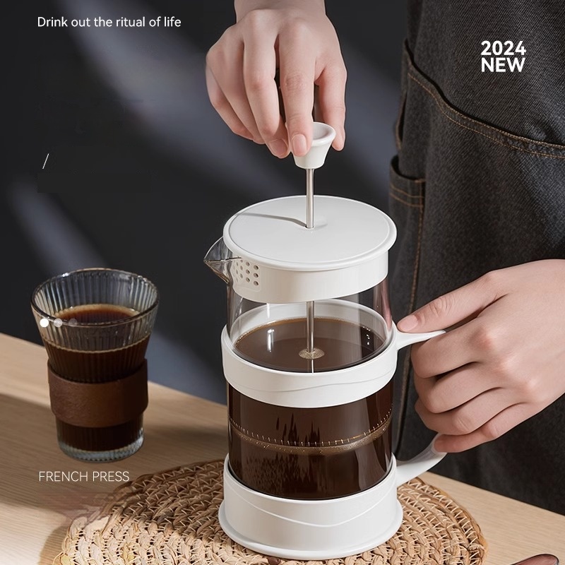 French Press Glass - Gianxi Handpers Koffiezetapparaat Multifunctioneel Filter Koffiezetapparaat