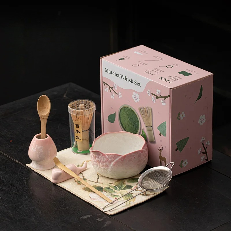 Matcha Whisk Set - Matcha Set Matcha Klopper Set, Keramische
