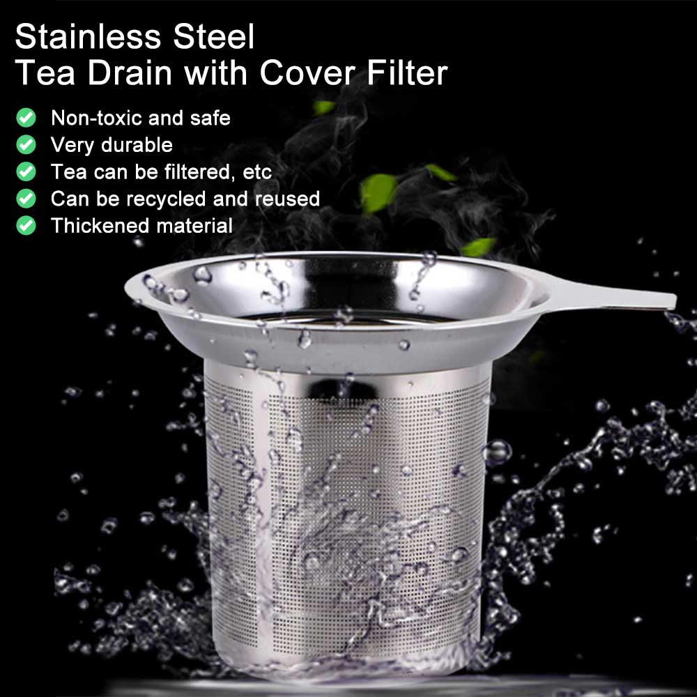 Coffee Leaves Tea - Thee-Infuser Met Één Handvat Roestvrijstalen Fijnmazige