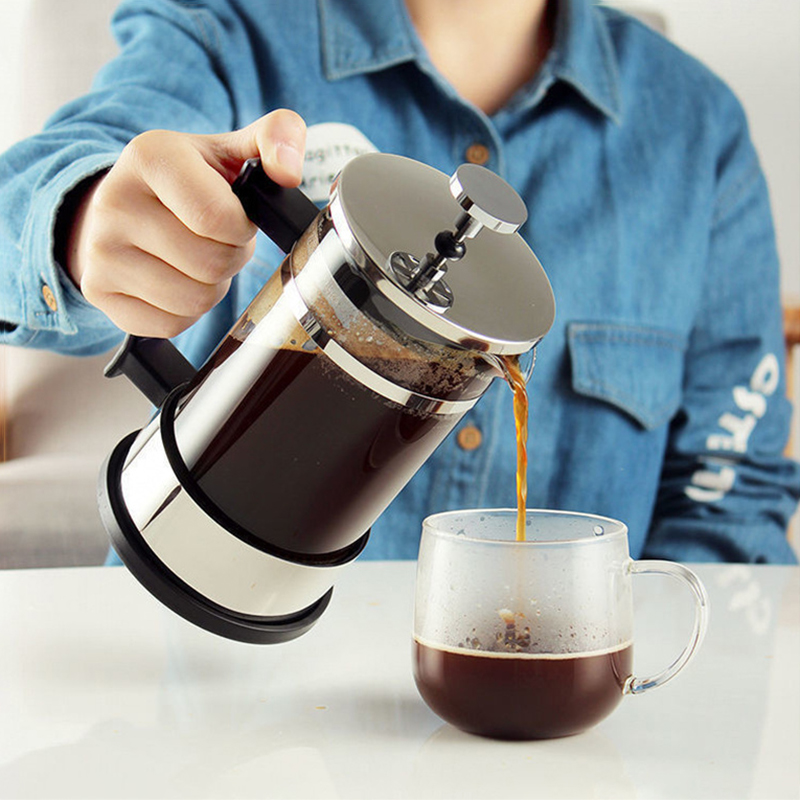 French Press Glass - Koffie French Press Pot Met Filter