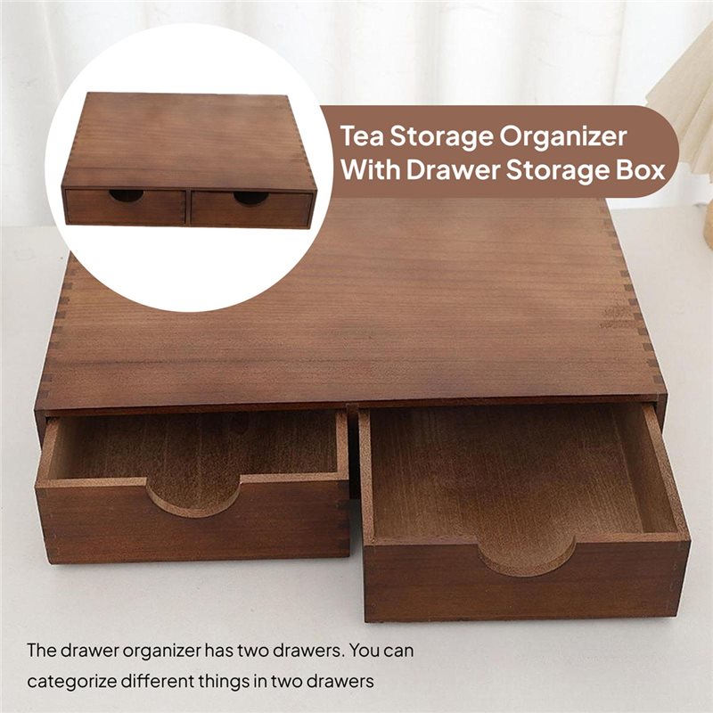 TFTP-Houten Koffiepad Opbergla - Coffee Tea Drawer Organizer recensie en prijs