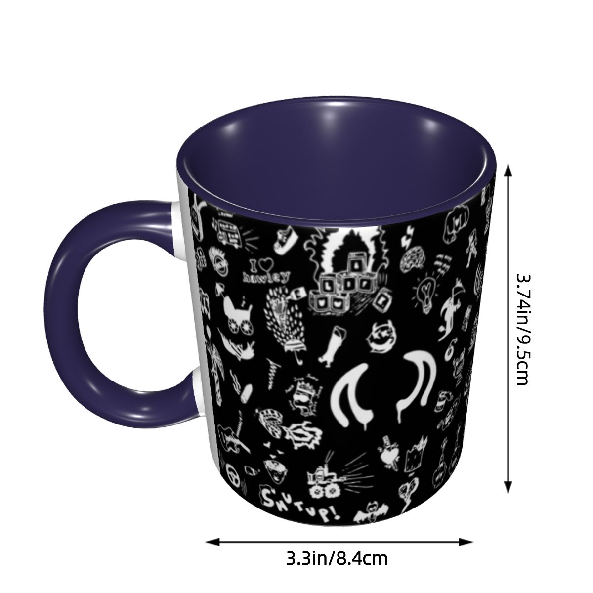 Yungblud Drawings Tattoo Sheet - Draw Coffee And Tea recensie en prijs