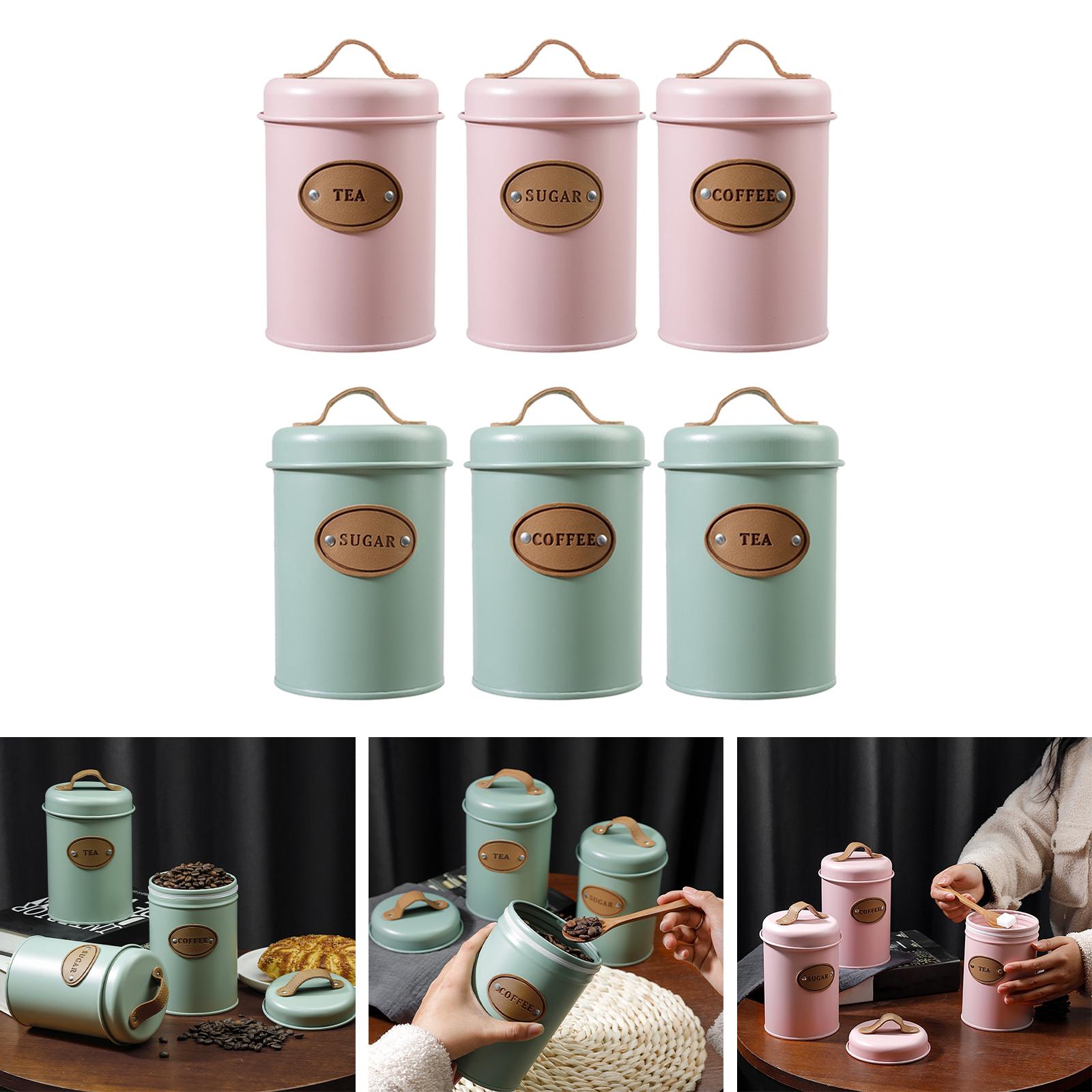 3-delige multifunctionele keuk - Coffee Tea Sugar Container Set recensie en prijs