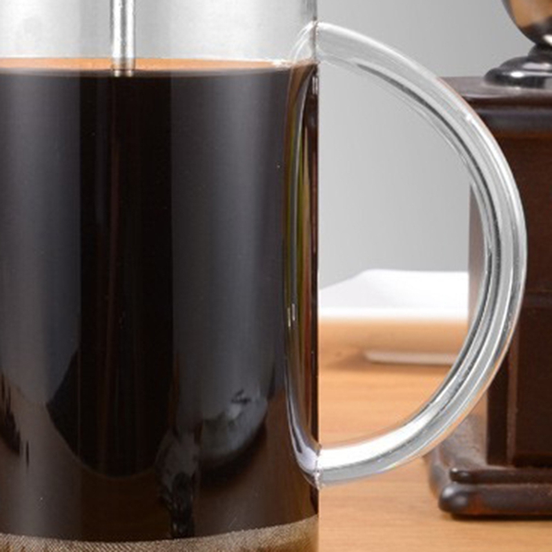 Koffie French Press Pot met fi - French Press Glass recensie en prijs
