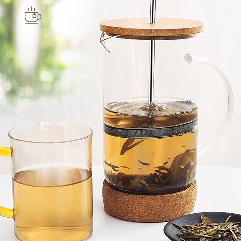 Koffie French Press Pot met fi - French Press Glass recensie en prijs