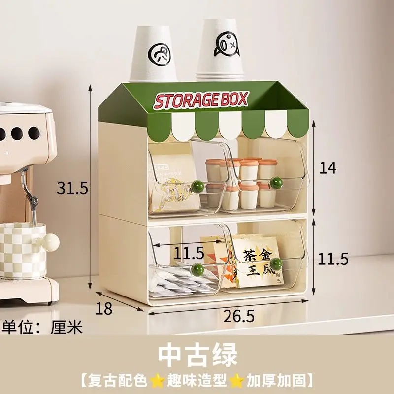 1-delige dubbelwandige theezak - Coffee Tea Drawer Organizer recensie en prijs