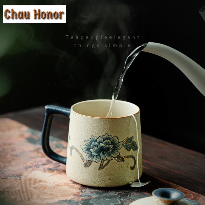 330ml Blauw En Wit Vuursteen R - Draw Coffee And Tea recensie en prijs