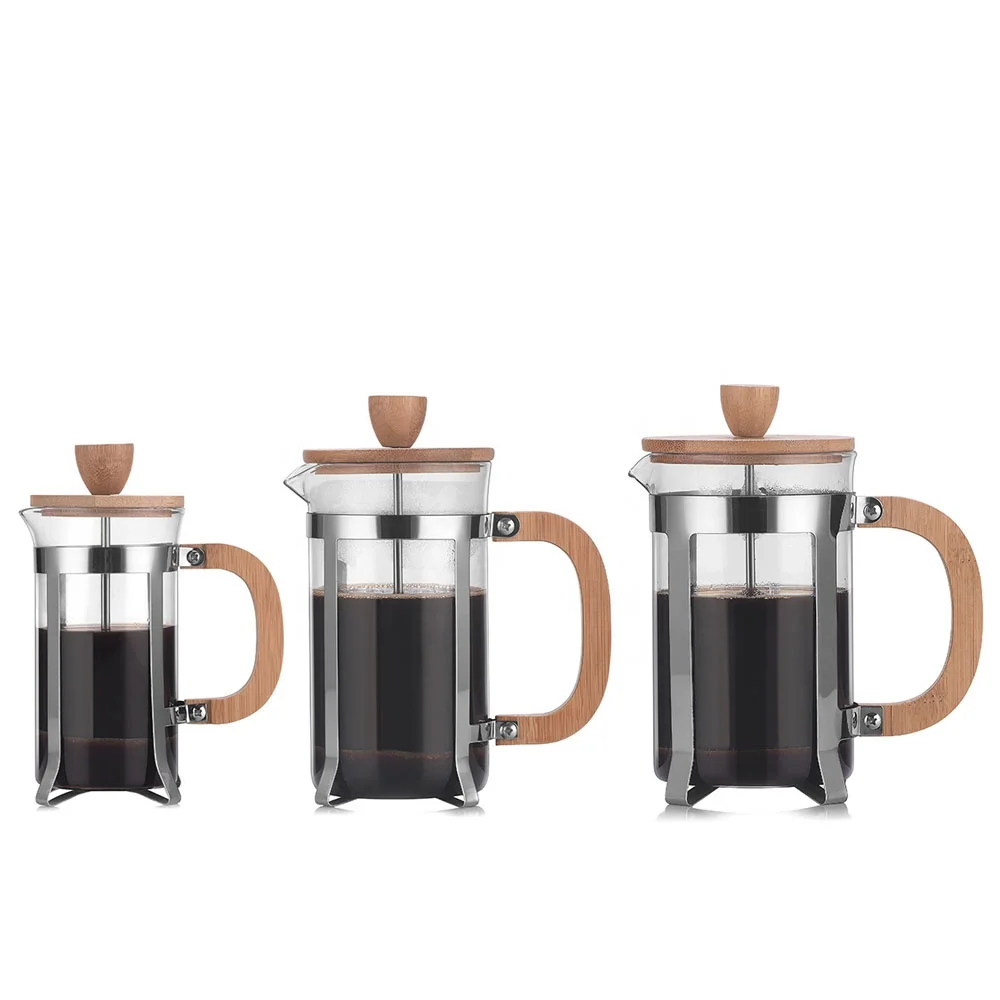 350/600ml RVS perskan, voedsel - French Press Glass recensie en prijs