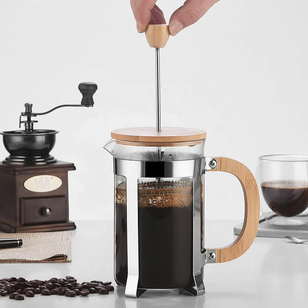 350/600ml RVS perskan, voedsel - French Press Glass recensie en prijs
