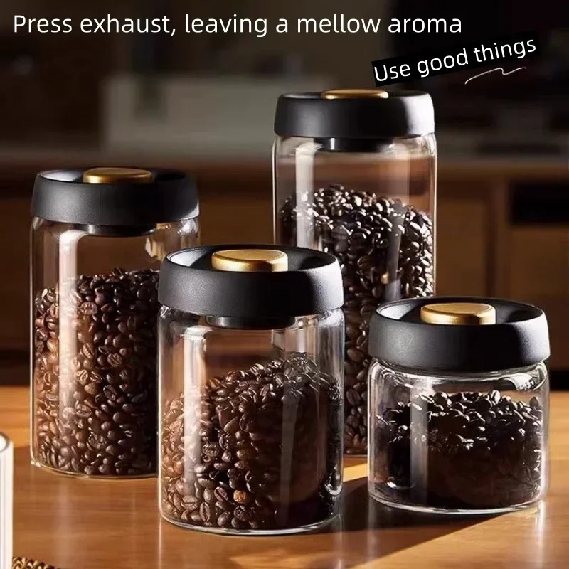 Handmatige vacuümverzegelde ko - Coffee Tea Containers recensie en prijs