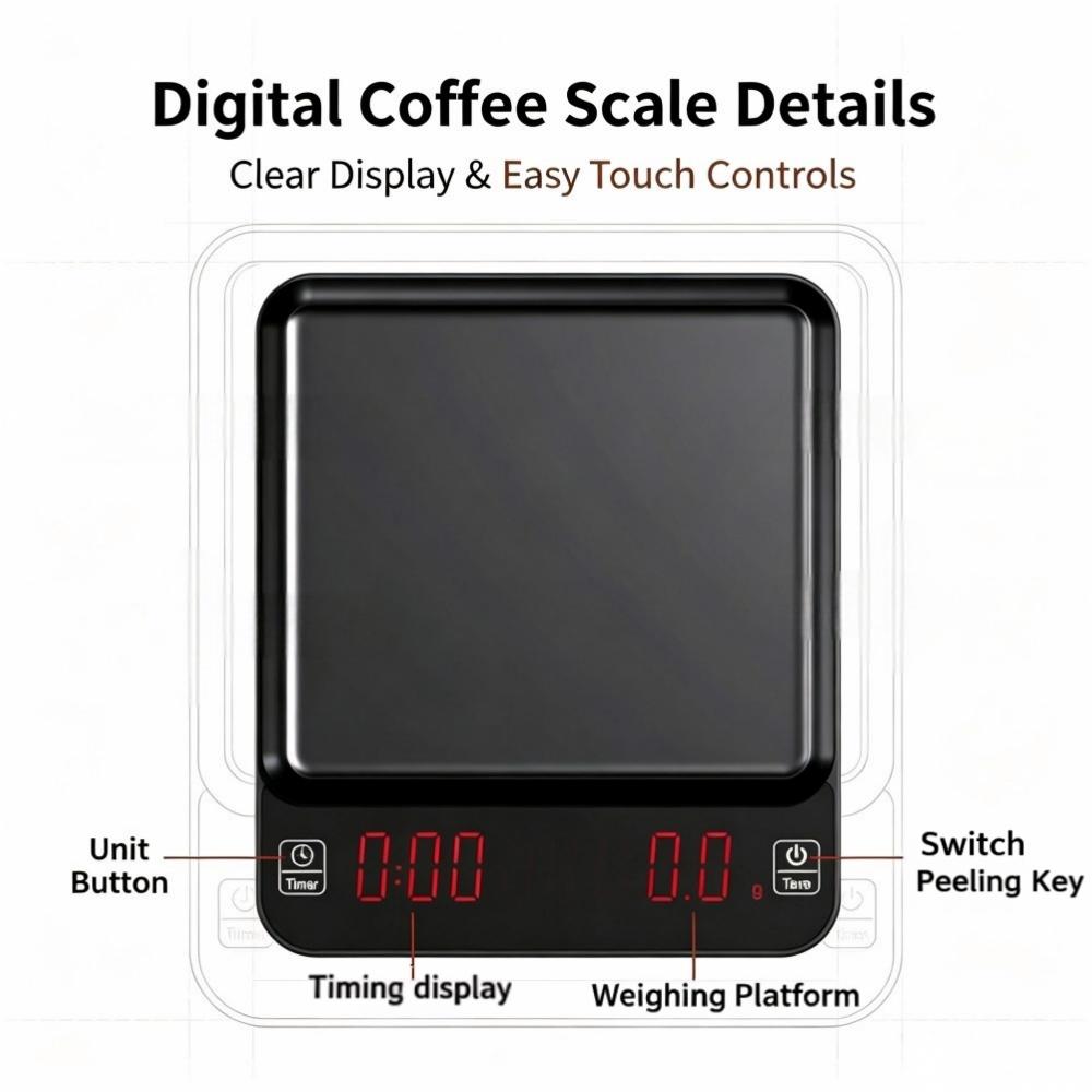 3kg/0.1g Hoge Precisie Digital - Coffee&Tea House Opinie recensie en prijs