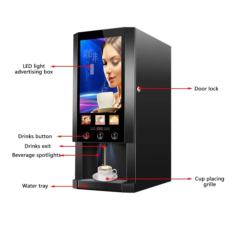 E30S 3 Melkthee Automaat Volle - Coffee Tea Vending Machine For Office recensie en prijs