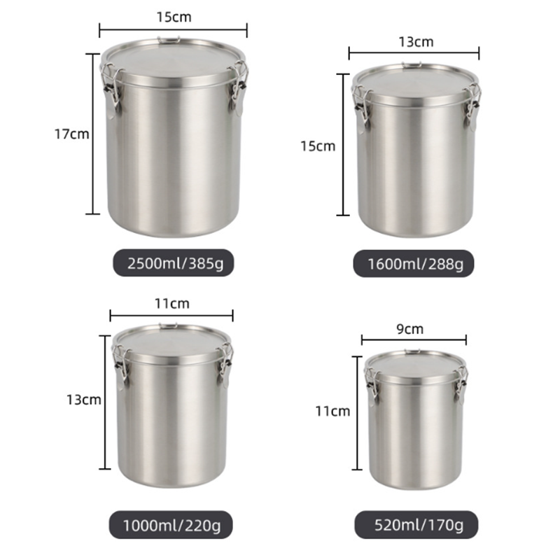 Luchtdichte roestvrijstalen ko - Coffee Tea Sugar Container Set recensie en prijs