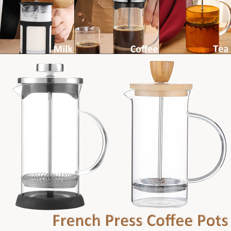 350-1000 ml Franse Pers Koffie - French Press Glass recensie en prijs
