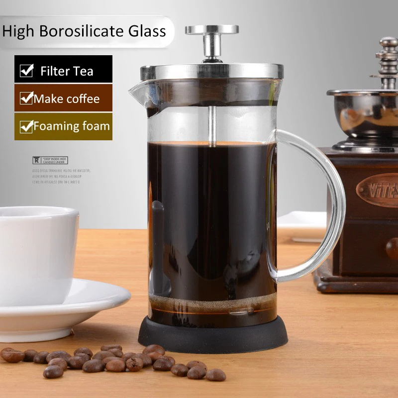 350-1000 ml Franse Pers Koffie - French Press Glass recensie en prijs