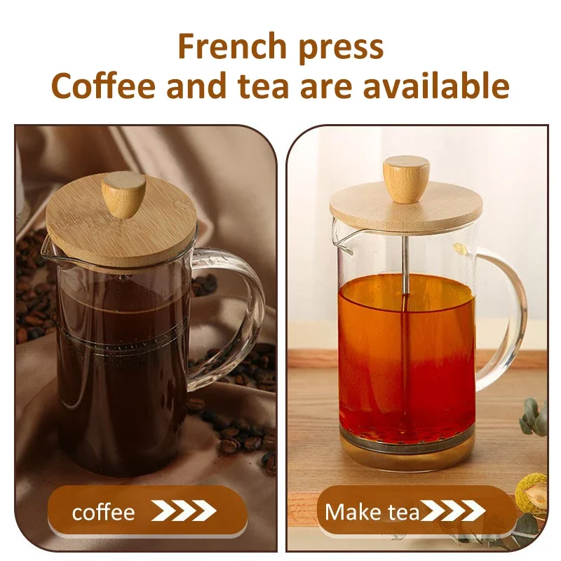 350-1000 ml Franse Pers Koffie - French Press Glass recensie en prijs
