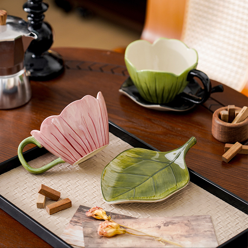 Onregelmatige handgeschilderde - Coffee Leaves Tea recensie en prijs