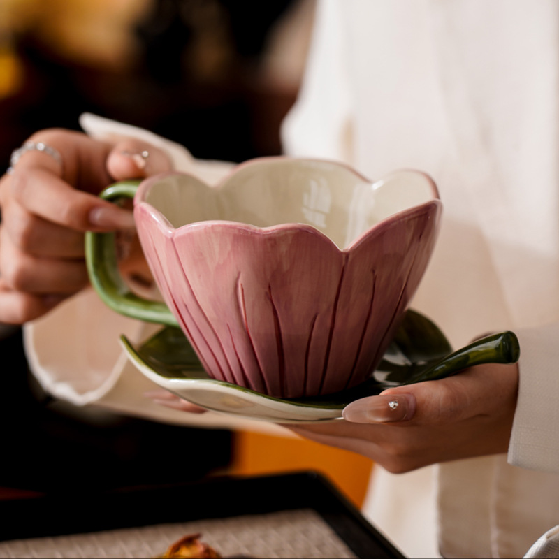 Onregelmatige handgeschilderde - Coffee Leaves Tea recensie en prijs