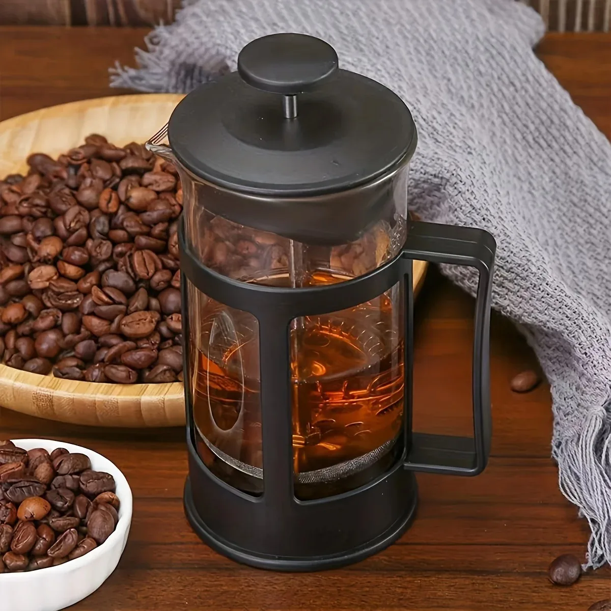 Koffie Franse perspot met filt - French Press Glass recensie en prijs
