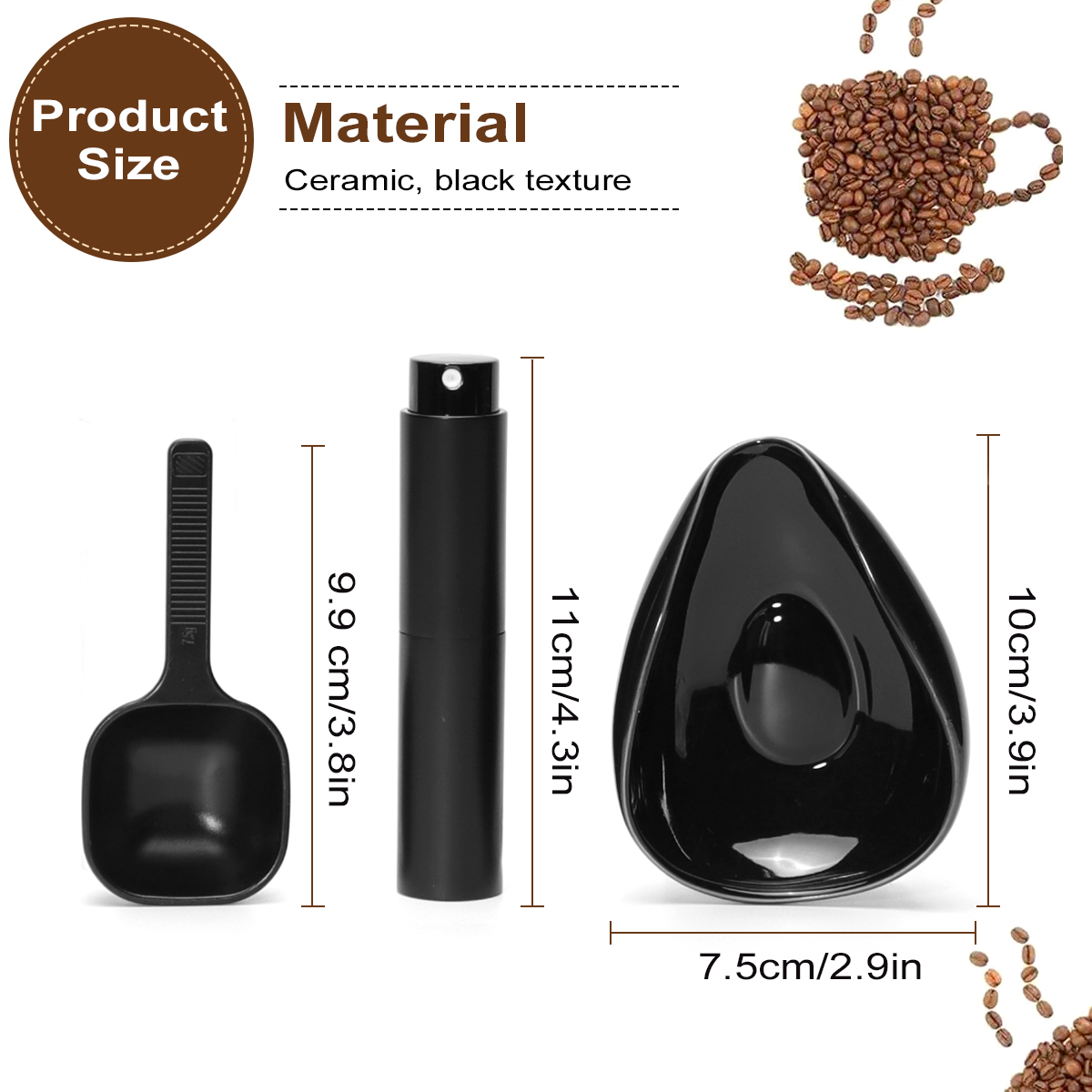 Leeseph Koffiebonen Doseerbeke - Coffee Tea Sugar Set recensie en prijs