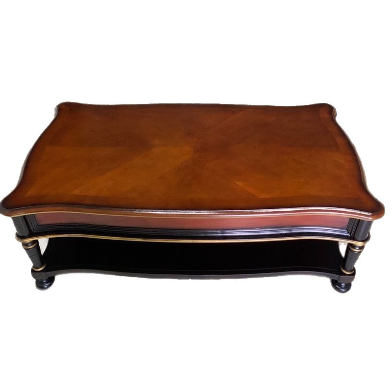 massief houten retro salontafe - Draw Coffee And Tea recensie en prijs