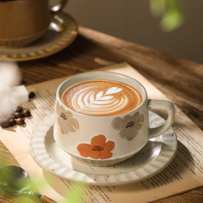 Retro keramische beker grof aa - Coffee Tea Sugar Set recensie en prijs