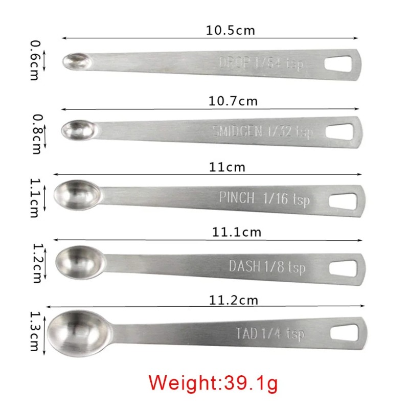 5 stks/set kleine maatlepel ro - Coffee Tea Sugar Set recensie en prijs