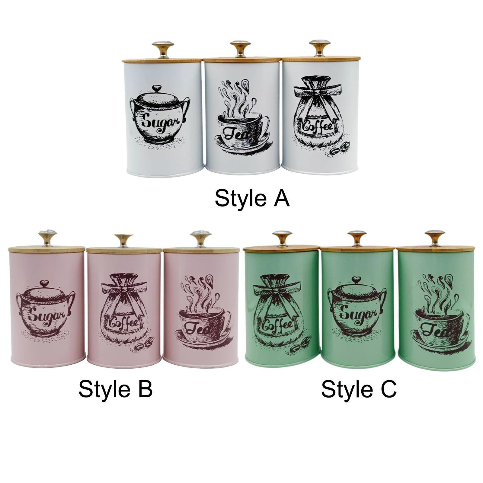 Koffie Thee Suikerpot Set Keuk - Coffee Tea Sugar Container Set recensie en prijs
