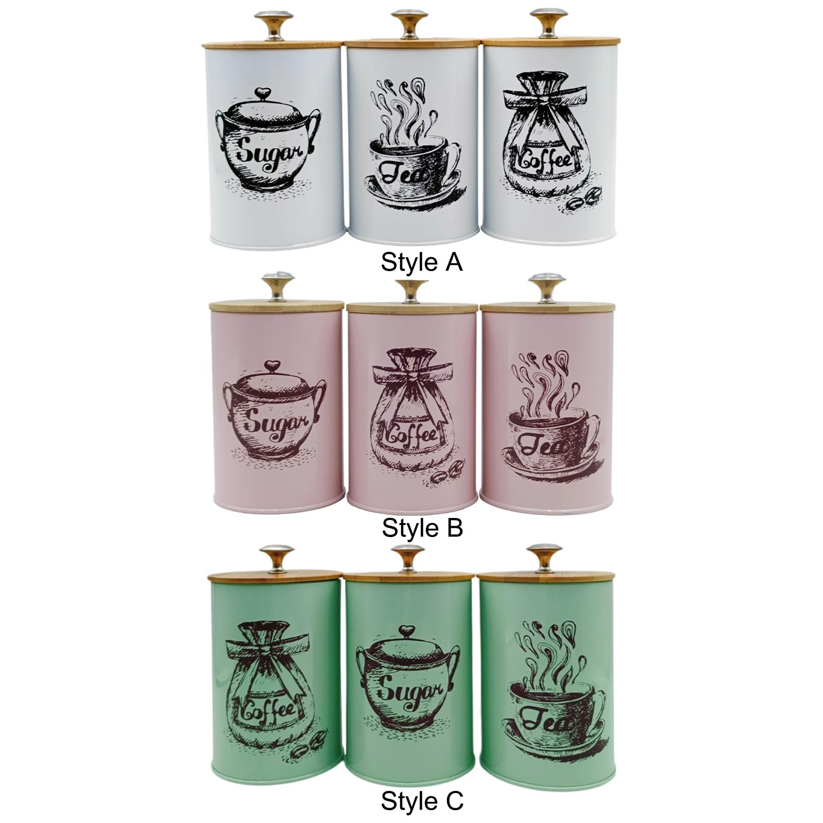 Koffie Thee Suikerpot Set Keuk - Coffee Tea Sugar Container Set recensie en prijs
