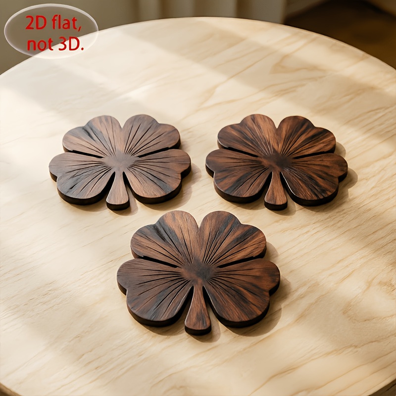 4-delige 2D platte houten onde - Coffee Tea Sugar Set recensie en prijs