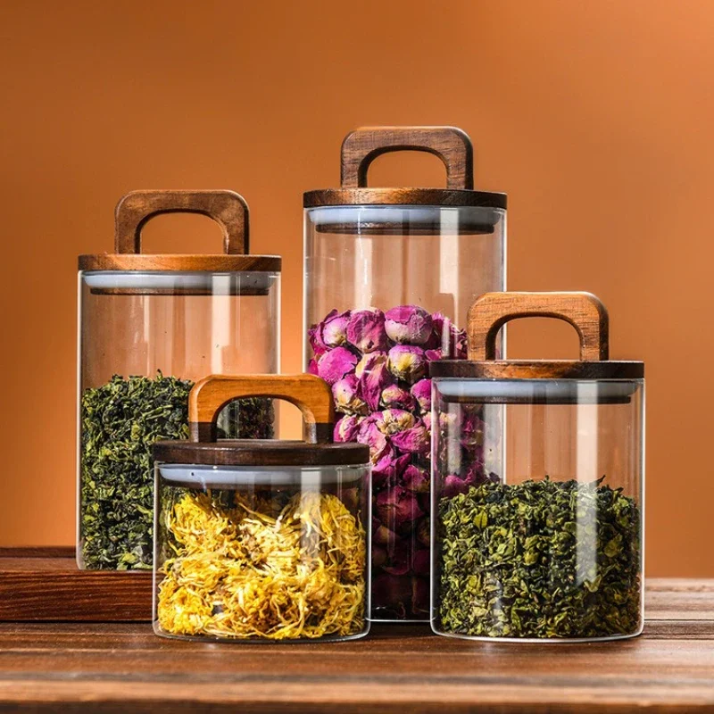 Helderglazen pot met bamboe de - Coffee Tea Sugar Set recensie en prijs