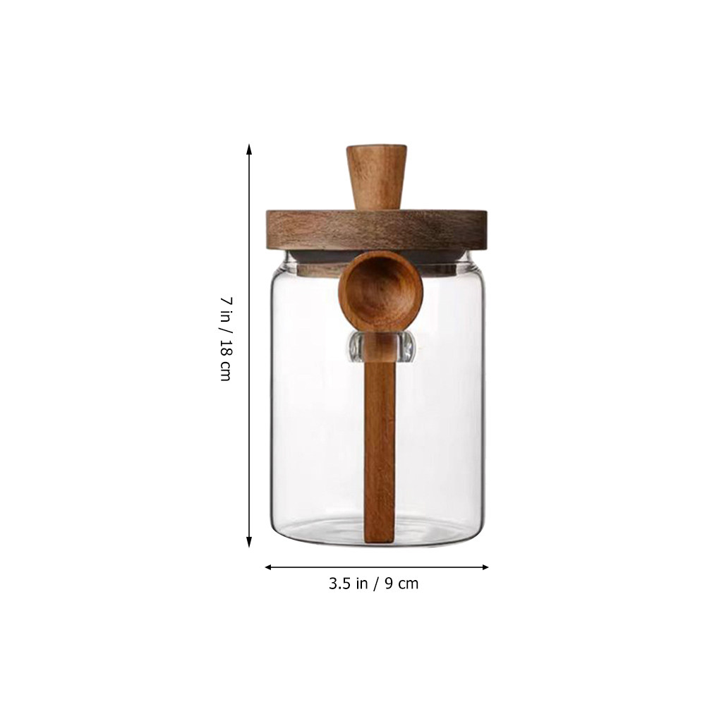 Transparante glazen voedselops - Coffee Tea Containers recensie en prijs