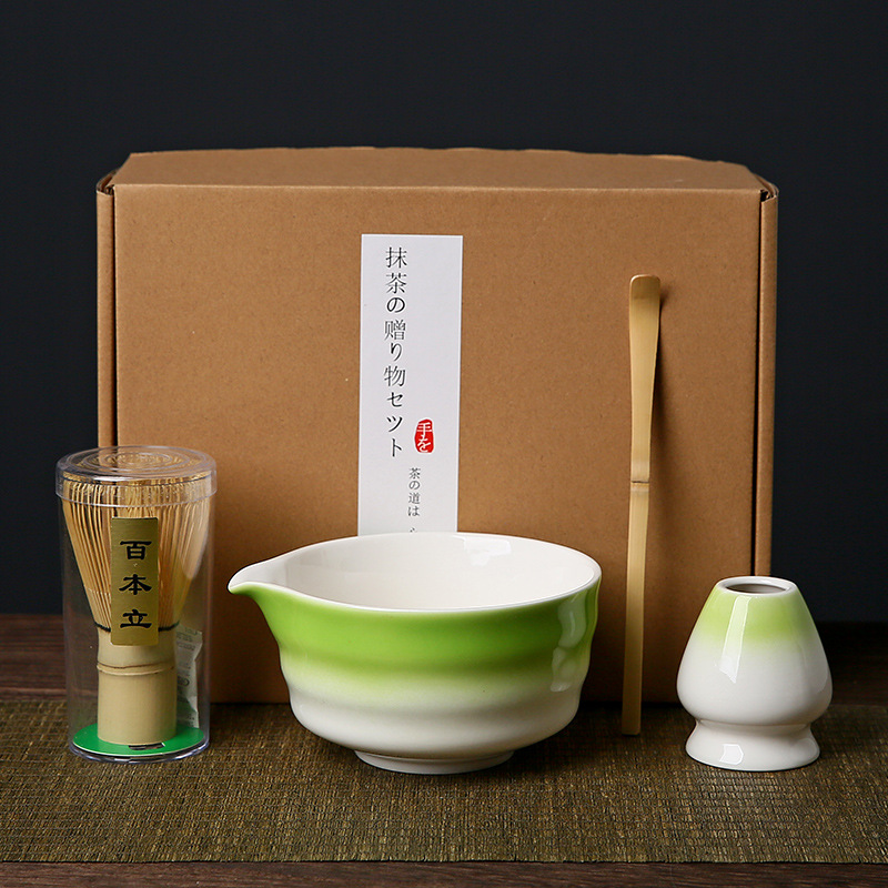 4 stks/set Japanse Keramische  - Matcha Whisk Set recensie en prijs