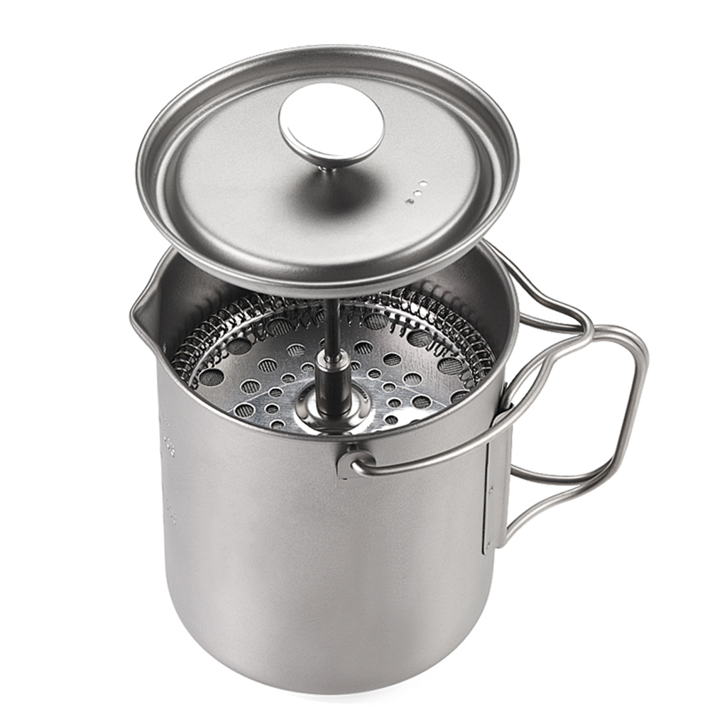 Lixada 750Ml Titanium Koffieko - French Press Glass recensie en prijs