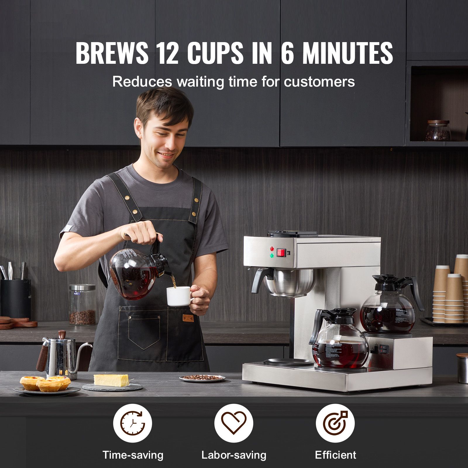 12-kops commercieel druppelkof - Coffee&Tea House Opinie recensie en prijs