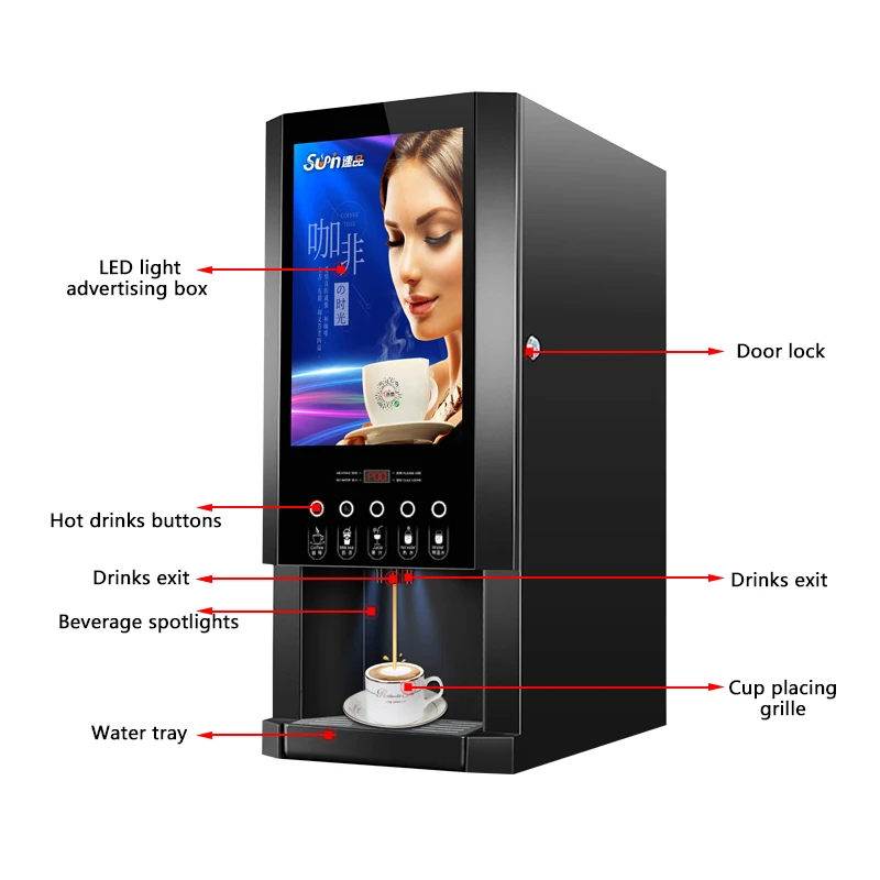 FirmHome StoreE-30SW Automatis - Coffee Tea Vending Machine For Office recensie en prijs