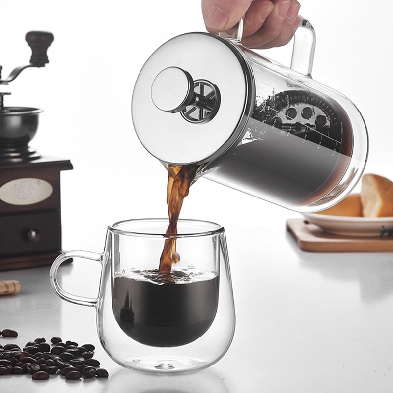 Dubbellaags Hoog Borosilicaatg - French Press Glass recensie en prijs