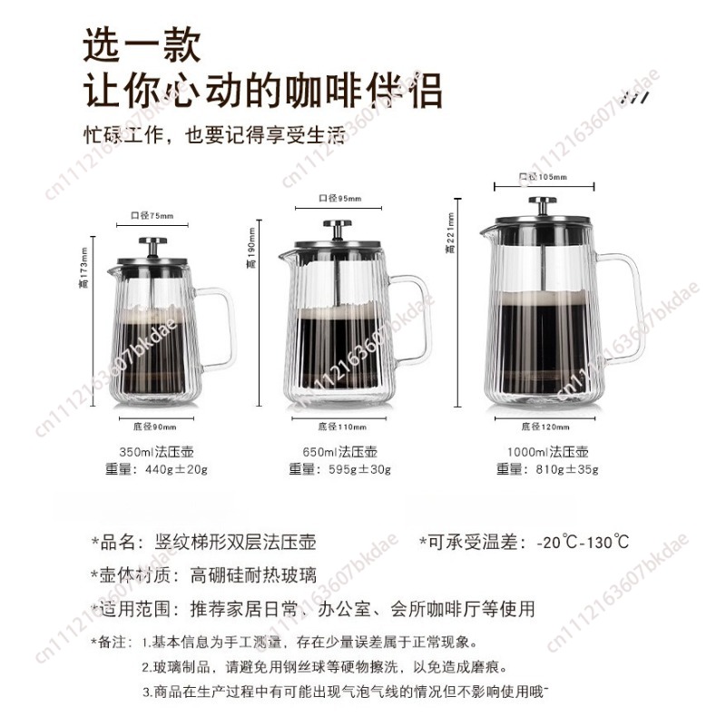 Voor glazen dubbelwandige Fren - French Press Glass recensie en prijs