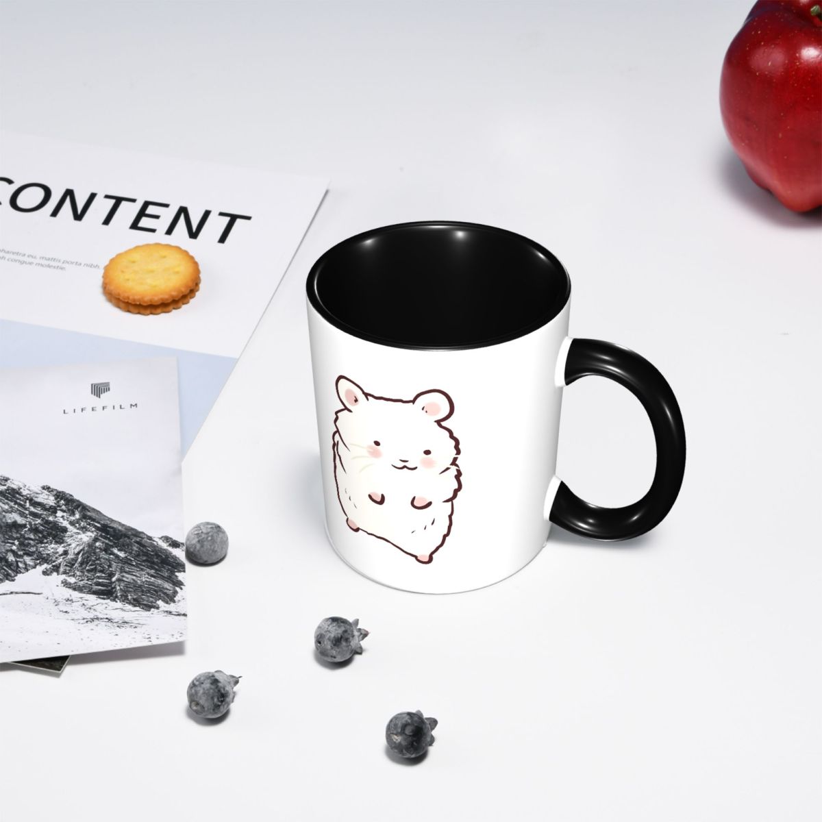 Leuke hamster tekening mok gra - Draw Coffee And Tea recensie en prijs