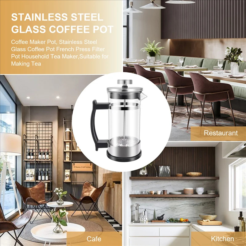 Koffie French Press Pot Met Fi - French Press Glass recensie en prijs