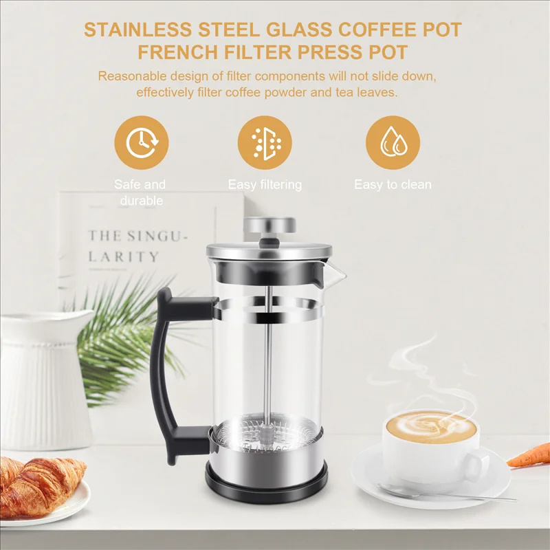 Koffie French Press Pot Met Fi - French Press Glass recensie en prijs